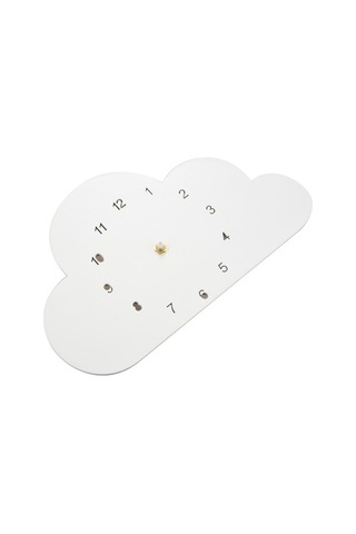 Goldenqian Nordic Wood Bulut Yağmur Damlası Şekilli Saat Çocuk Odası Dekorasyon Duvar Stickerı Gökkuşağı Rengi Ihlamur Bmm6om ÇOk Renkli