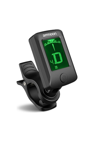 Ammoon At-07 Dijital Elektronik Clip-on Tuner Gitar Kromatik Siyah