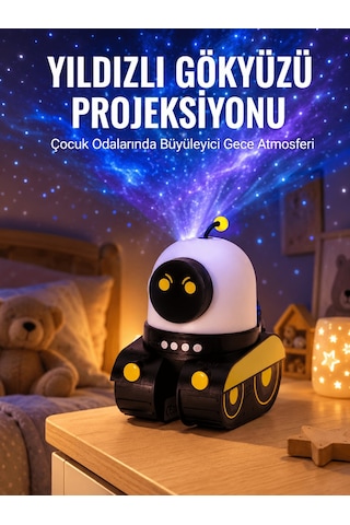 Bluetooth Bağlantılı Yüksek Çözünürlüklü Galaksi Projektör Yeni N