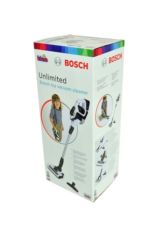 Bosch Oyuncak Sesli Işıklı Beyaz Elektrik Süpürgesi