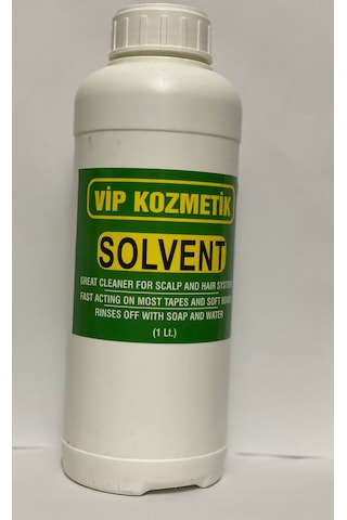 Vip Kozmetik Protez Saç Temizleme Solüsyonu Solvent 1Litre