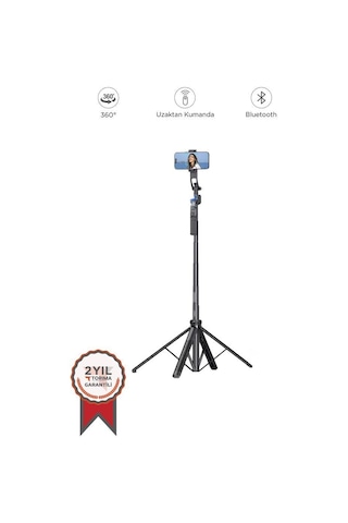 Torima C17 Telefon Tutucu Çok Amaçlı 1.6m Tripod Kamera Tripod