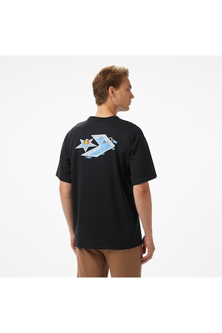 Converse Pool Side Star Chevron Erkek Siyah T-shirt10028740