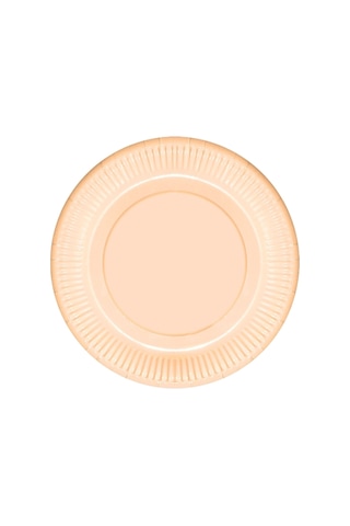 Turuncu Makaron Karton Tabak 23 CM 8'li