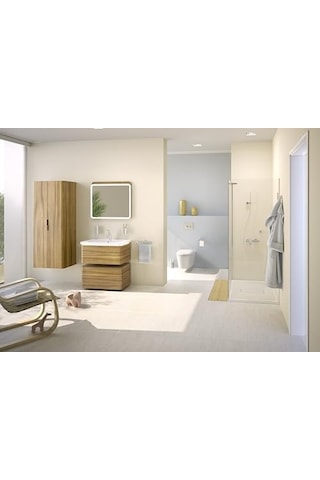 Nest Trendy 5685b003-0001 Tezgah Lavabo, 60 Cm, Beyaz Genel