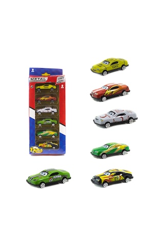 1:55 Ölçek Metal Model Arabalar Altılı Set 8 Cm