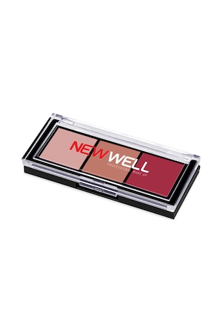 New Well Porcelain Make Up 3Lü Far Paleti No: 02