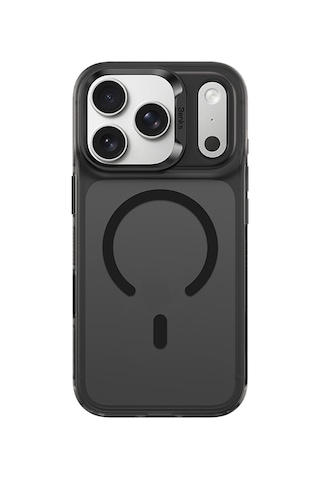Apple Uyumlu iPhone 17 Pro Kılıf M-safe Şarj Özellikli Benks C-magnet Lucid Armor Kapak Siyah Siyah