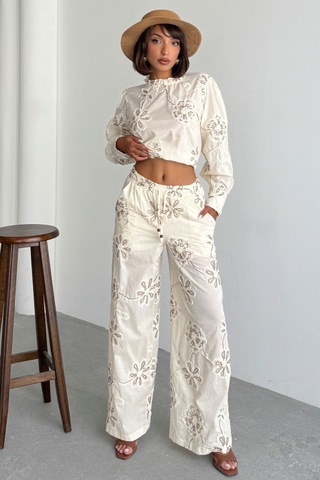 Verymoda Süzüneli Pantolon F1950 Desen 1