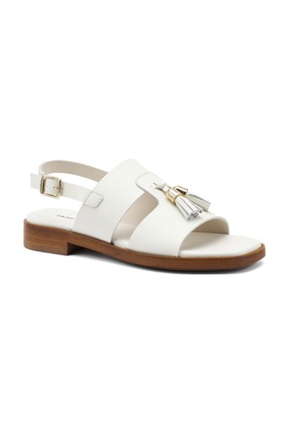 Off Whıte Sandalet Kadın 87p1 Frau London-s Beyaz
