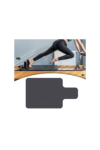 Suntek Reformer Için Pilates Matı Kalın Düz Renk Kapak 39 Gri