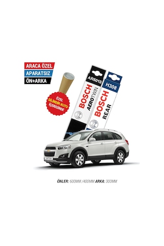Bosch Aerotwin Chevrolet Captiva Ön Arka Silecek Seti (2006-2013)