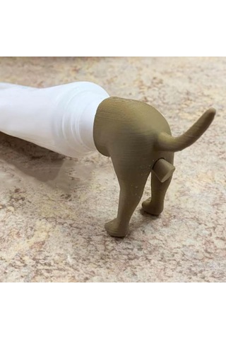 Dolıty Diş Macunu Sıkacağı Benzersiz Yeniden Kahverengi