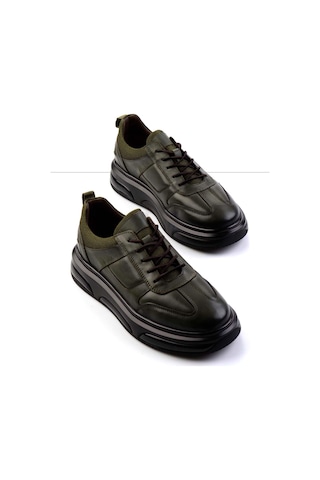 Bambi Haki Leather Erkek Sneaker E01307257343 Haki