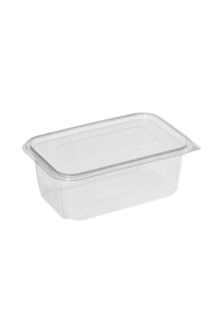 Kullan At Tek Kullanımlık Plastik Kapaklı Kase 1000 Gr 25 Adet Sızdırmaz Plastik Kap 1 Kg