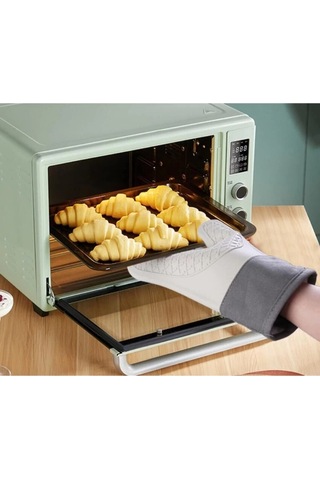 Isıya Dayanıklı Silikon Fırın Eldiveni Çok Renkli