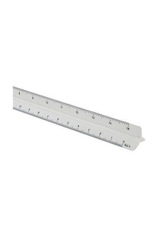 Hatas 0270 Mikyas Cetveli No:1 1/20.25.50.75.100.125 Şeffaf