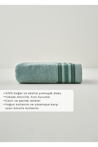 Premium Ege Pamuğu Yüz Havlusu Mint 50x90 Cm Mint 1
