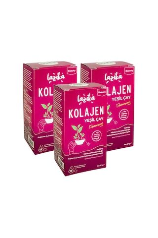 Lazika Kolajen Piramit Poşet Yeşil Çay 3 X 18 Poşet