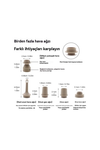 Açık Hava Şişirme Pompası Kullanışlı Ve Kompakt Yüksek Güçlü Pompalama Pompası Kamp Kamp Işıkları İle Pompalama Pompası