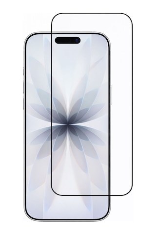 Apple Uyumlu iPhone 17 Anti Static Toz Tutmayan Çerçeveli Temperli Ekran Koruyucu Cam