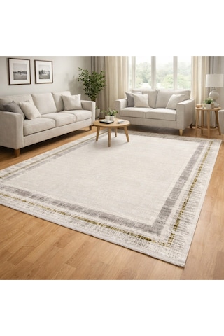 Gordion 200 X 300 Bambu Yün Halı Gri