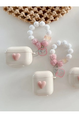 Cronax Airpods Uyumlu Pro2 İçin Silikon Kılıf, Anahtarlık İle 260921854 Bej