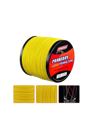 Sones Proberos 4 Düzenlendi 300m Balık Misinası, Misina Numarası: 3.0 / 35lb Sarı