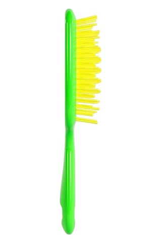 Unbrush Islak Ve Kuru Havalandırmalı Dolaşık Açıcı Saç Fırçası, Limon Kireç Yeşili