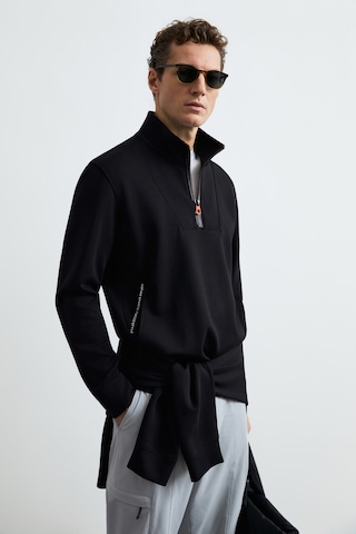 Lufian Wyatt Erkek Sweatshirt Siyah Siyah 112030206100100