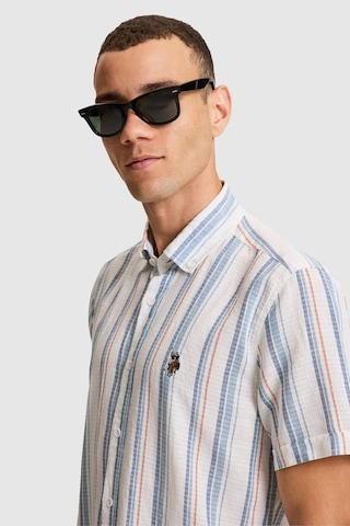 U.S. Polo Assn. U.s. Polo Assn. Erkek Dokuma Gomlek Pu-10191 Lacivert
