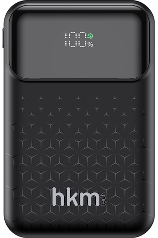 Power Nano 10.000 Mah 20W Pd 20W Hızlı Şarj Destekli Type-C Ve Lightning Kablolu Powerbank Siyah