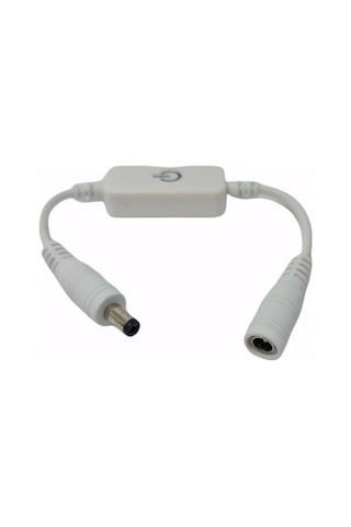 Electroon 12V-24V Dokunmatik On-Off Anahtar 5.5X2.5Mm Beyaz