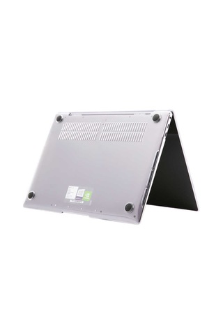 Ekılıf - Matebook X Pro 2022 Uyumlu - Alt Ve Üst Koruyucu Msoft Kristal Kapak - Şeffaf