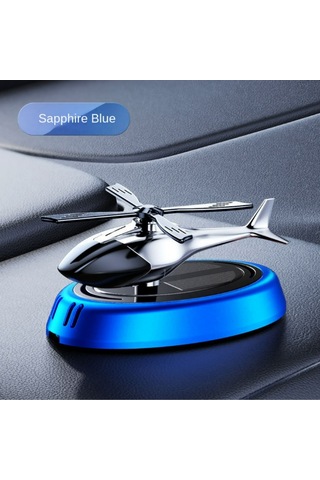 Neevoyu Güneş Enerjili Otomobil Uçak Aromaterapi: Hızlı Dönüş, Hava Temizleme, Sessiz Motor, Mavi + 1 Koku Dilimi + 1 Parfüm Sıvısı