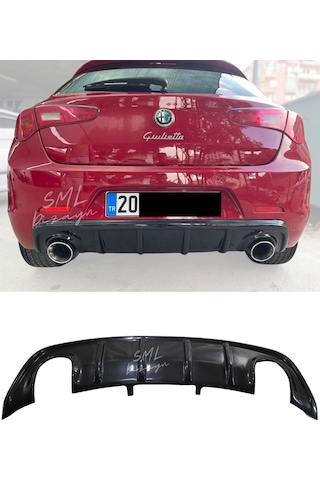 Alfa Romeo Giulietta Çift Çıkış Difüzör Gulietta Arka-Difizör-Ek