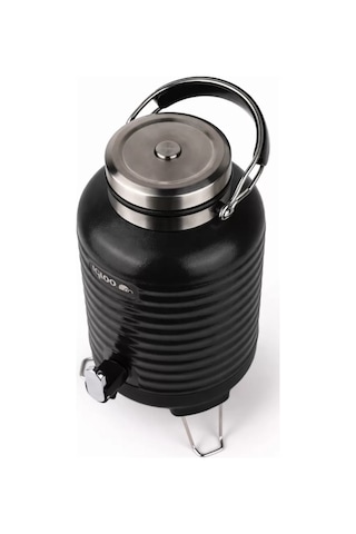 Çelik Family Termos - Igloo - Barrel - 5 Lt - Siyah - 205865 Çok Renkli