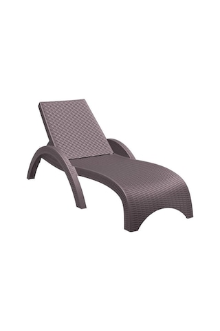 Omnipazar Trk-860 Siesta Fiji Rattan Desenli Ayarlanabilir Lüks Şezlong Çok Renkli