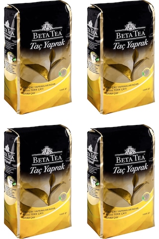 Beta Taç Yaprak Türk Çayı 1000 Gr X 4 Adet