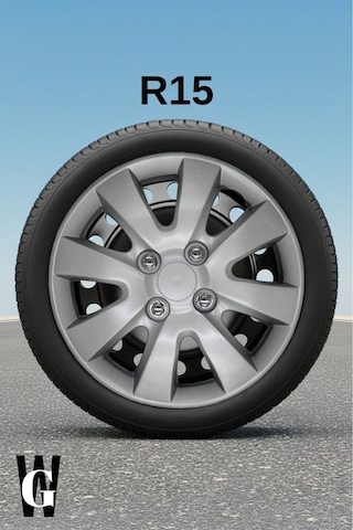 Renault Modus 15 İnç Jant Kapağı 4 Adet Gri G102