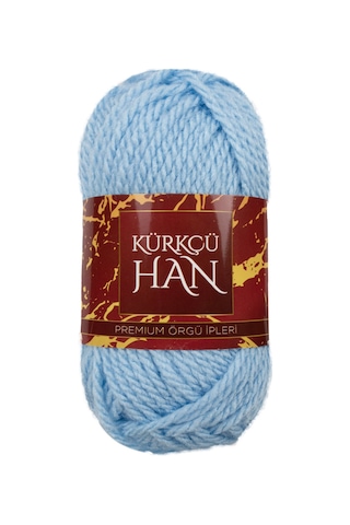 Kürkçü Han Boni %100 Akrilik Örgü İpi 35g 59m 4 Lü Paket Saks Mav