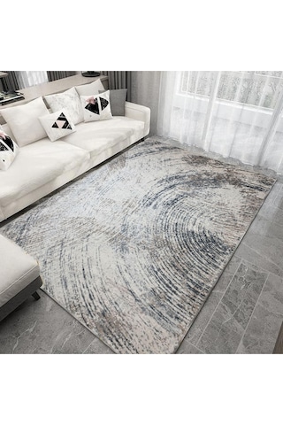 Eskitme Şönil Desenli Dokuma Taban Dekoratif Halı Kilim Yolluk Dijital Baskı Halı Yıkanabilir