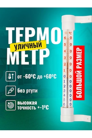 Eco-plast Büyük Pencere Tipi Dış Mekan Termometresi 244176470