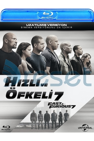 Fast & Furious 7 Hızlı Ve Öfkeli 7 Blu-Ray