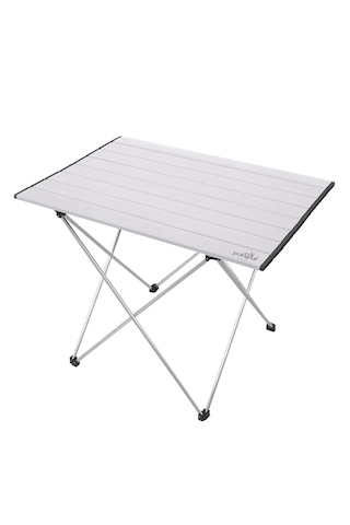 Panipal Alüminyum, Katlanabilir Kamp Ve Piknik Masası, Taşıma Çantalı M Gri