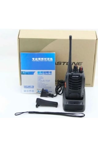 Zastone ZT-V68 2'li El Telsizi Siyah