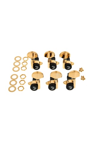 Planetwaves Pwat333L Elektro Gitar Kulağı 3+3-Gold 6 Adset Machı