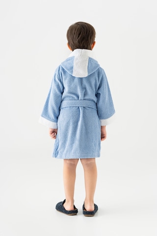 Soley Pueri %100 Pamuklu Unisex Çocuk Bornozu Mavi