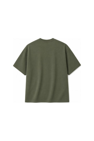 Ranud Erkek Oversize Fit Tişört,%100 Pamuk, Yumuşak Fırçalı Kumaş, Oeko-tex Sertifikalı Haki