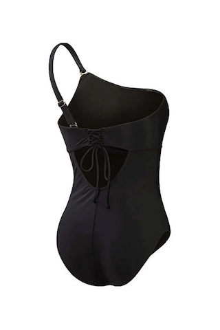 Speedo Spdscu Asymtrc 1pc Af Blk Kadın Yüzücü Mayosu 8-0036990001 Siyah